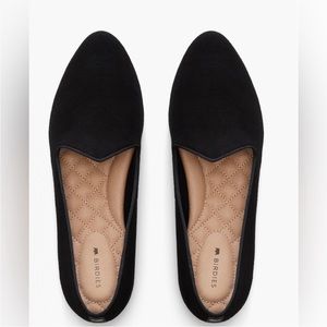 Birdies Women's Heron Flats in Black Velvet
